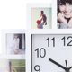 thumbnail image 3 of White Wall Clock with 15.35 inch Photo Frame, Customizable with Multiple Photos, for Home Decor, 3 of 4