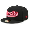 thumbnail image 3 of Men's New Era  Black Portland Trail Blazers 2024/25 City Edition 59FIFTY Fitted Hat, 3 of 6