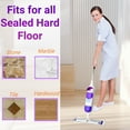 thumbnail image 3 of 25pcs ‌Disposable Heavy-Duty Power Mop Pads Refills for SwifferPower Mop,Replacement Floor Cleaning Refills, Non-Washable & Unscented, Compatible with PowerMop (Quick-Absorb, No Residue), 3 of 6