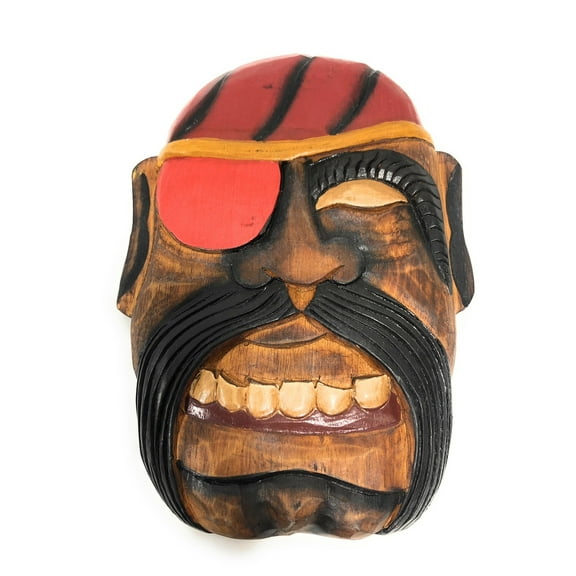 Bearded Pirate Wall Plaque 12" - Pirate Decor | #dpt526030