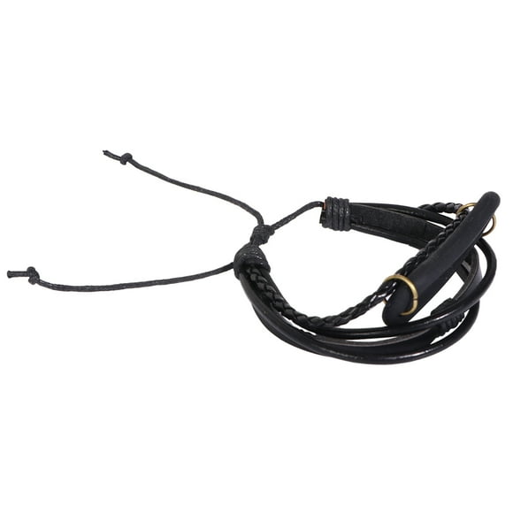 Phenofice 1Pcs Black 5 Wristband for Daily Wear and Sports