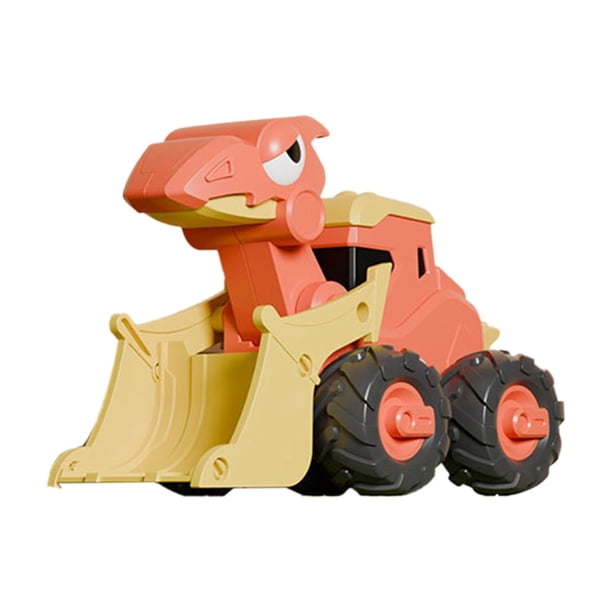 Juguetes Para Niño Juguete educativo para niños, coche de ingeniería de dinosaurios, excavadora de empuje, regalo para niños Juguetes Para Bebe 1 Año