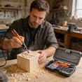 thumbnail image 2 of Mini Compact Power Tool Kit with LED Light and Digital Display for DIY Enthusiasts and Home Projects, 2 of 5