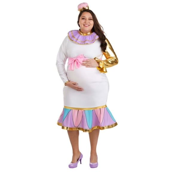 Plus Size Disney Mrs. Potts Maternity Women's Costume