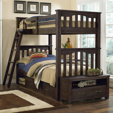 Better Homes And Gardens Ashcreek Twin, Better Homes And Gardens Ashcreek Twin Bunk Bed Mocha