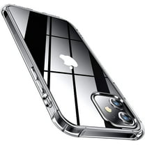 iPhone 12 Mini Clear Bumper Protection Case - Shock Proof edges - HD Clear Rubber Case- Compatible for iPhone 12 Mini