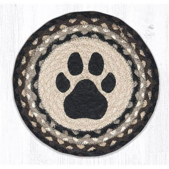 Capitol Importing 80-313DP 10 x 10 in. MSPR-313 Dog Paw Printed Round Trivet
