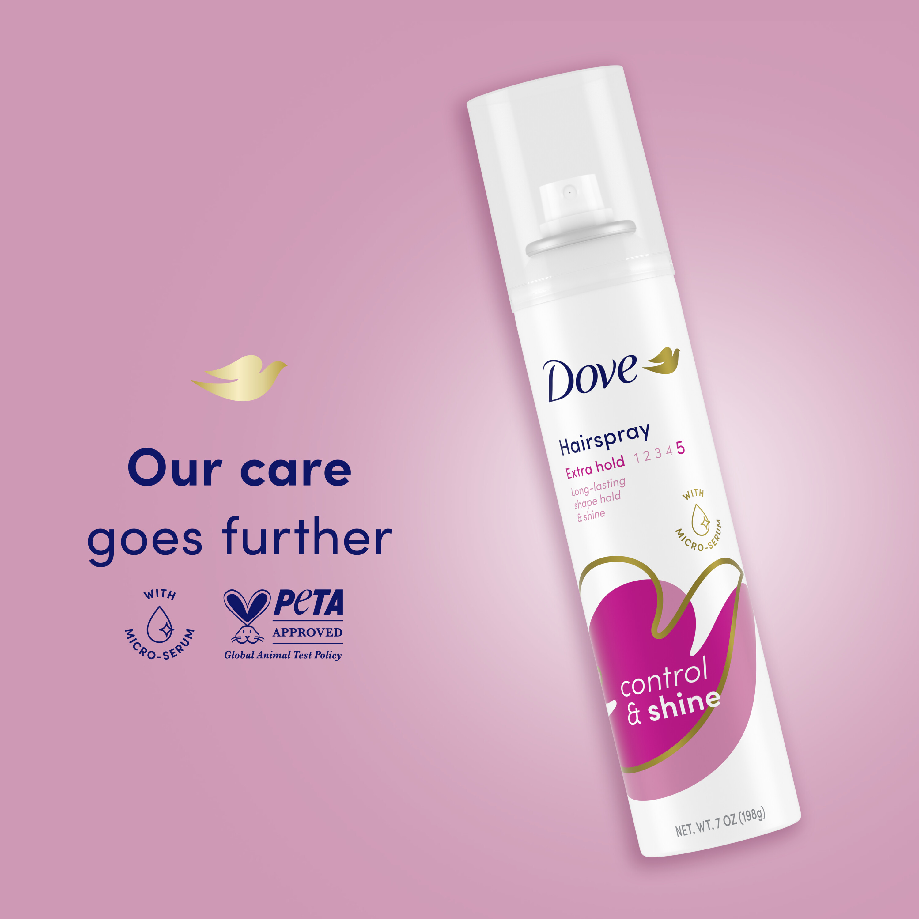 Dove Style+Care Extra Strong Hold Hairspray, 7 oz - image 5 of 10