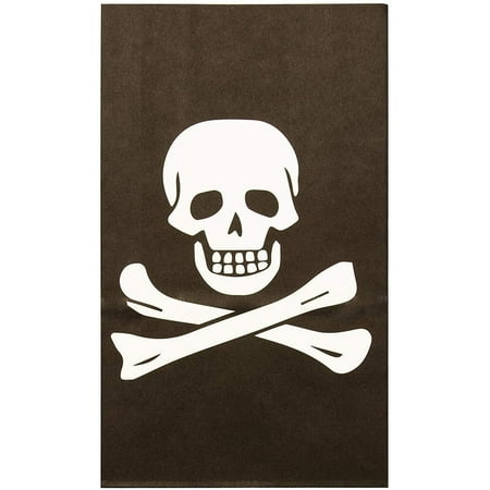 36 Pack Pirate Party Bags for Kids Birthday Party Supplies, Goodie Bags (5 x 8.7 x 3 In)