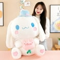 60cm Cute Sanrio Cinnamoroll Plush Toy Kawaii Big Ear Nice Dog Plushies
