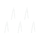 thumbnail image 1 of 2 Baquetas Nailon Con 4 Colores para Adultos Y Profesionales () Blanco, 1 of 4