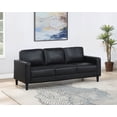 thumbnail image 2 of Ruth Upholstered Track Arm Sofa Black, 2 of 10