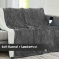 thumbnail image 2 of Electric Blanket Flannel Blanket Mattress Winter Machine Washable Double Layer Temperature Control Warmer Heated Throw Blanket, 2 of 5
