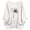 White, variant on Linen Tops for Women Retro Embroidered Summer Boho Peasant Blouses 3/4 Sleeve Round Neck Casual Loose Fit Clothes Cute Tops For Women