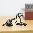 thumbnail image 4 of asddcavvf Metal Statue Abstract Dog Sculpture Animal Collection Decoration Living Room Study Decoration Ironwork Jasmine Ornament, 4 of 4