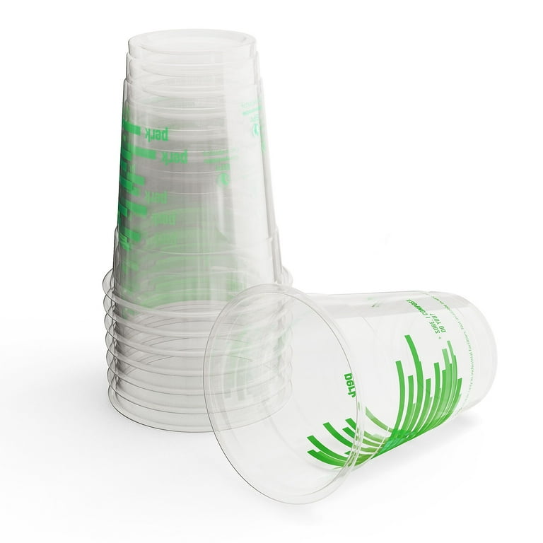 Greener Settings 16 oz. Clear Compostable Disposable Cups, Cold Drink [50/Pack, 16 Pack/Carton]