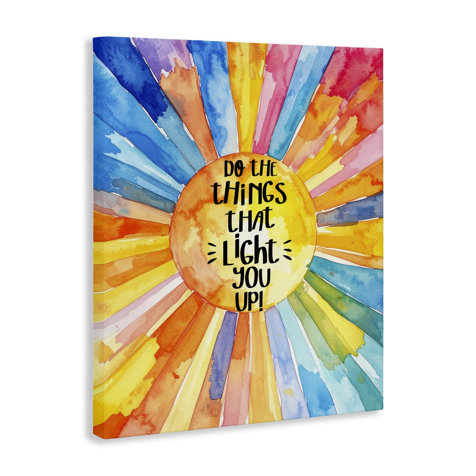 Stupell Industries Things That Light You Up Canvas Wall Art, design by Shelly Craig