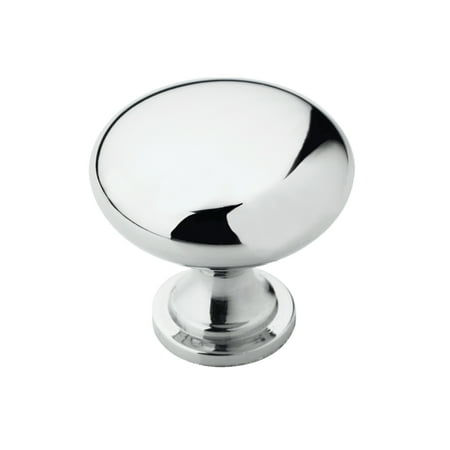 - Rok Hardware Amerock BP5300526 Round Polished Chrome Cabinet Knob 1-1/4