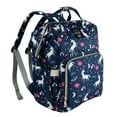 thumbnail image 2 of Mochila para Pañales LEQUEEN Unicornio Azul Marino, 2 of 6