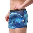 thumbnail image 2 of Gaeub Beautiful Ocean Dolphin Print Men's Boxer Briefs,Super Fit Boxer Briefs for Men,Quick-Dry Underwear with 4-Way Stretch-Large, 2 of 5