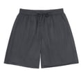 thumbnail image 7 of XZNPDUCQ Gym Basketball Mens Shorts - Quick Dry Black Workout Athletic Shorts with Pockets for Casual Running Casual Shorts L,Dark Gray, 7 of 7
