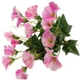 thumbnail image 2 of 1Pc Artificial Petunia Flower Bouquet,Silk Fake Morning Glory Hanging Flowers,Outdoor Flowers,Artificial Outdoor Flowers,Simulation Plants for Home Decoration Garden Wall Arrangement,Pink,13.78", 2 of 8