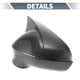 thumbnail image 3 of Cubierta de espejo lateral del conductor y pasajero trasero del automóvil para Seat Ibiza 4 par de fibra de carbono negra, 3 of 7