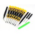 thumbnail image 1 of Ensemble de Tournevis avec 12 Pcs compatible avec Réparations Électroniques: iPad, Macbook, PC, Téléphone Intelligent, Tablettes, 1 of 5