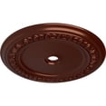 thumbnail image 3 of 41"OD x 4"ID x 2 3/8"P Caputo Ceiling Medallion (Fits Canopies up to 5 1/2"), Hand-Painted Antique Copper, 3 of 6