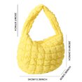 thumbnail image 2 of Bolso de mujer acolchado plisado bolso de compras moda gran capacidad viaje Camping, 2 of 6