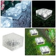 thumbnail image 4 of EeaseCA 1Pc Solar Powered Brick Light Waterproof LED Landscape Light for Garden White, 4 of 8