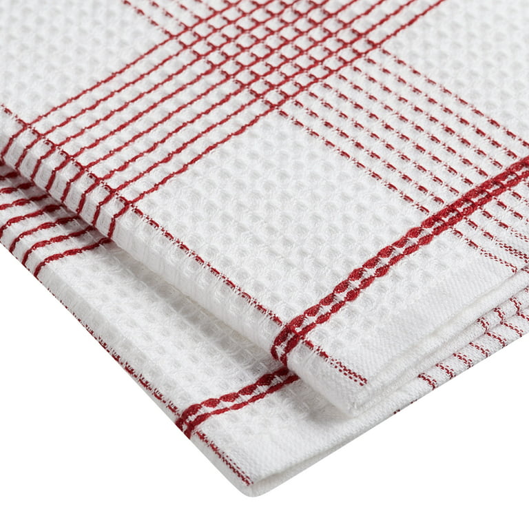  PY HOME & SPORTS Dish Towel Set, 100% Cotton Waffle Weave Kitchen  Towels 4 Pieces, Super Absorbent (17 x 25 Inches, Set of 4) : Home & Kitchen