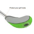 thumbnail image 5 of Uxcell Protection Sleeve Visible Window Golf Club Iron Head Cover Gray, Green 10Pack, 5 of 6