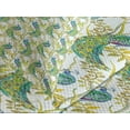 thumbnail image 4 of Ambesonne Peacock Quilted Bedspread Set 3 Pcs, Vivid Birds on Branches, King Size, Multicolor, 4 of 5
