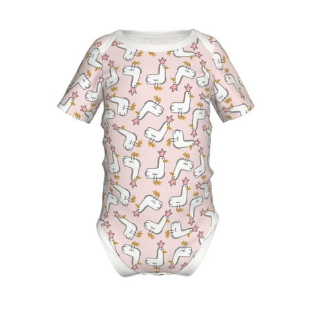 

Gaeub Goose Queen Print Infant Climbing Onesie Toddler Outfit Newborn Baby Bodysuit Baby Boy Girl Clothes -12 Months