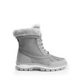 thumbnail image 2 of BURUDANI Women’s Waterproof Mid-Calf Duck Snow Boots Warm Faux Fur FuzzyGo Bold Winter Boots for Outdoor, 2 of 7