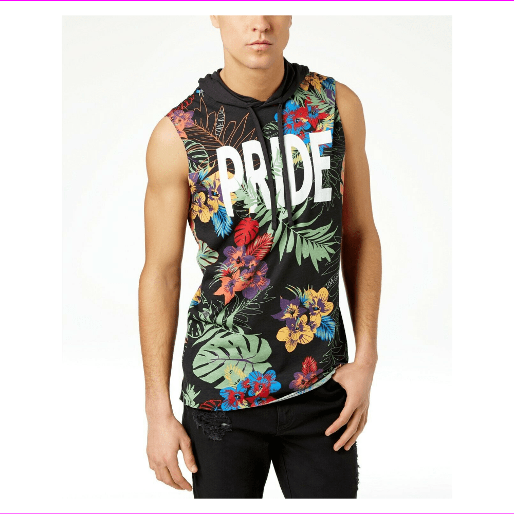 american rag sleeveless hoodie