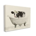 thumbnail image 4 of Stupell Industries Antique Bathtub Cow Animals & Insects Painting Gallery Wrapped Canvas Print Wall Art, 20 x 16, 4 of 8