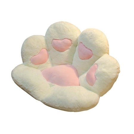 

Vera Natura Cartoon Bears Paw Shaped Back Cushion Throw Pillow for Kids Stuffed Animal Seat Toy Floor Bay Chair 24 * 28 Inch