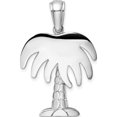 thumbnail image 1 of Sterling Silver Polished Charleston Palm Tree Pendant(Length 34.58) - Jbsp, 1 of 5