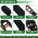 thumbnail image 5 of Correas de sujeción de trinquete Unique Bargains 2 Pcs 1 pulgada x 20 pies 1,764lb correas de sujeción para portaequipajes, motocicletas, camiones, remolques, negras, 5 of 7
