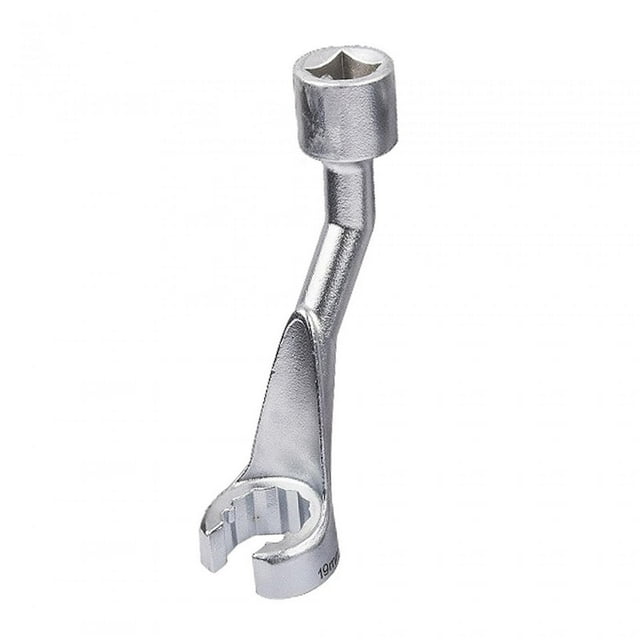 Llave de Vaso para Línea de Combustible Cola 1/2' Llave de Tubo en L 19mm