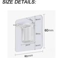 thumbnail image 2 of Shelf Support Pegs, 15pcs Shelf Support Brackets Self-adhesive L-shaped Support Triangle Bracket Shelf Support Racks Sticky Hooks (2.36in/6cm), 2 of 5
