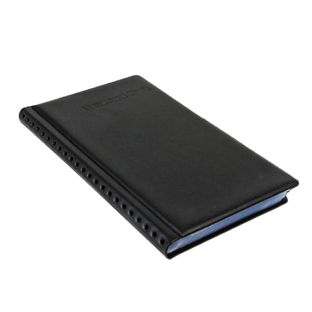 funda protectora de plástico ultrafina creativa para tarjetas de crédito (negro)