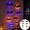 A, variant on Halloween 3D Bat Light LED Decorations,8 Pcs Light‑Up Hollow‑Cut Moon & Star Bat Wall Stickers,Multi‑Color Glowing Spooky Bat Wall Decals,Self‑Adhesive Decor for Home Window Halloween Party