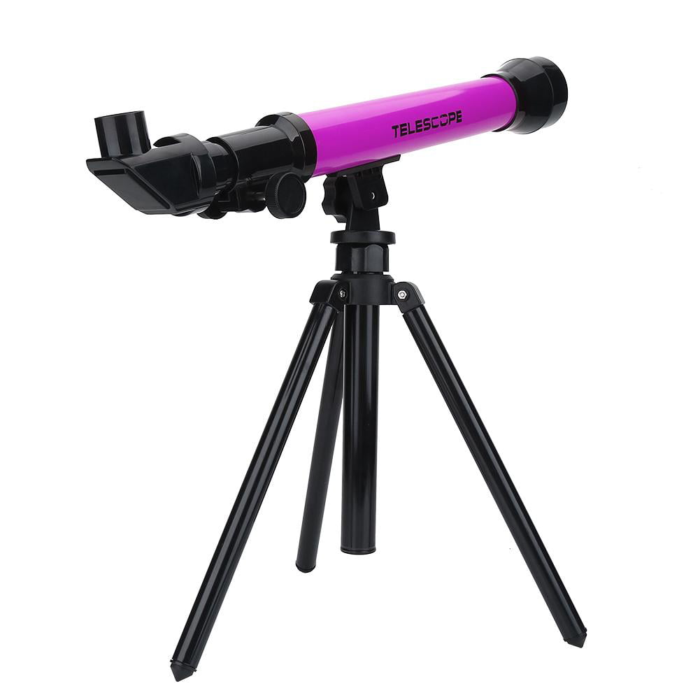 Telescope for Children Blue Kids Astronomical Telescope Educational Toy with Tripod Monocular Space Astronomical Telescope for Kids Beginners with 20X/40X/60X Eyepiece Magnification 