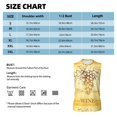 thumbnail image 6 of Bixox Men's Bunch of Grapes Printed Shirt Sleeveless Fitness Tank Top-3X-Large, 6 of 7