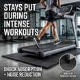 thumbnail image 4 of Treadmill Mat 30x60 to 36x74 in Foldable Non-Slip PVC Exercise Mat, Shock Absorbing Floor Protector for Walking Pad, Home Gym, Carpet & Hardwood Floors, 4 of 7