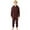 Brown, variant on Kids One-piece Solid Color Soft Full Body Romper Jumpsuit for Toddler Boys Girls Winter Thermal Wear with Sole Design Size:9-10 Years