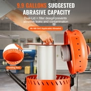 KFFKFF 28 Gallon Sand Blaster with Vacuum, 1200W Dust Control System, Abrasive Reuse Capability, 60-110 PSI, Durable Blasting Equipment
